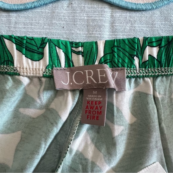 J. Crew Eco dreamiest long-sleeve pajama set in greenhouse floral print Medium - Picture 11 of 15